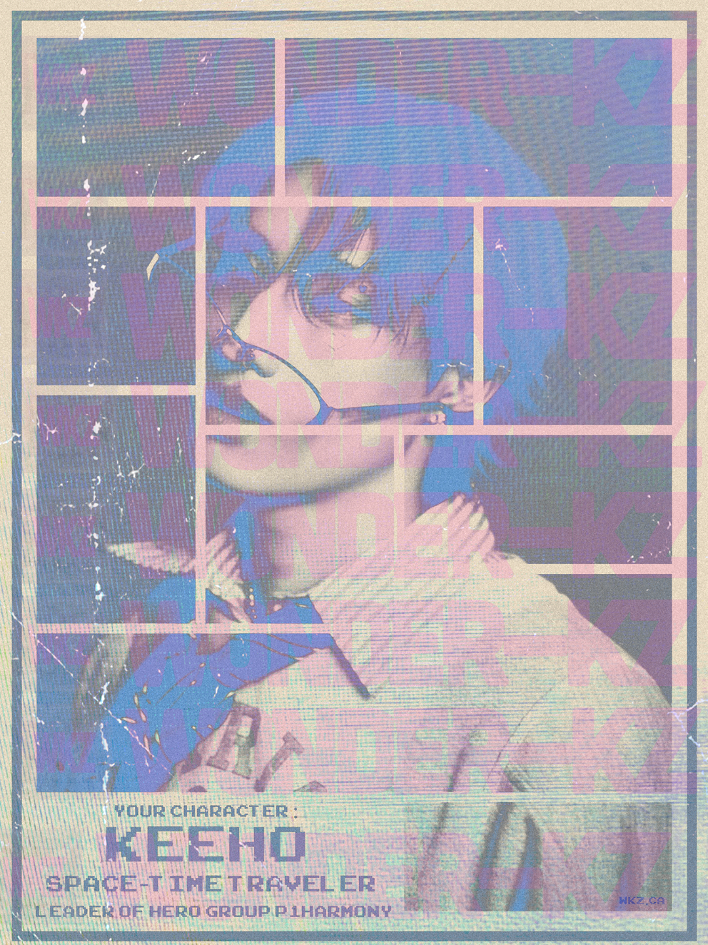 Your Character KEEHO of P1Harmony Fanmade Poster