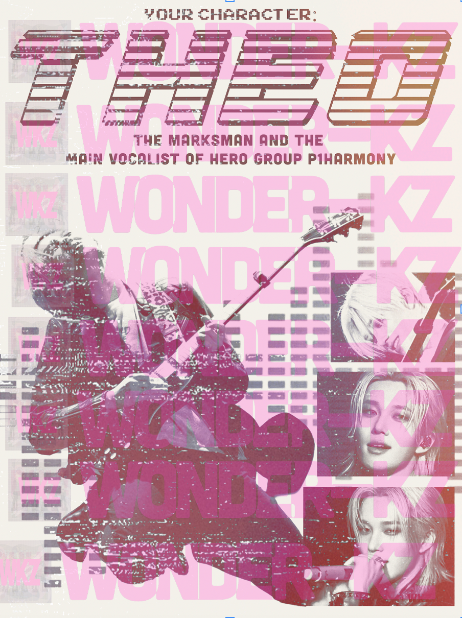 Your Character THEO of P1Harmony Fanmade Poster